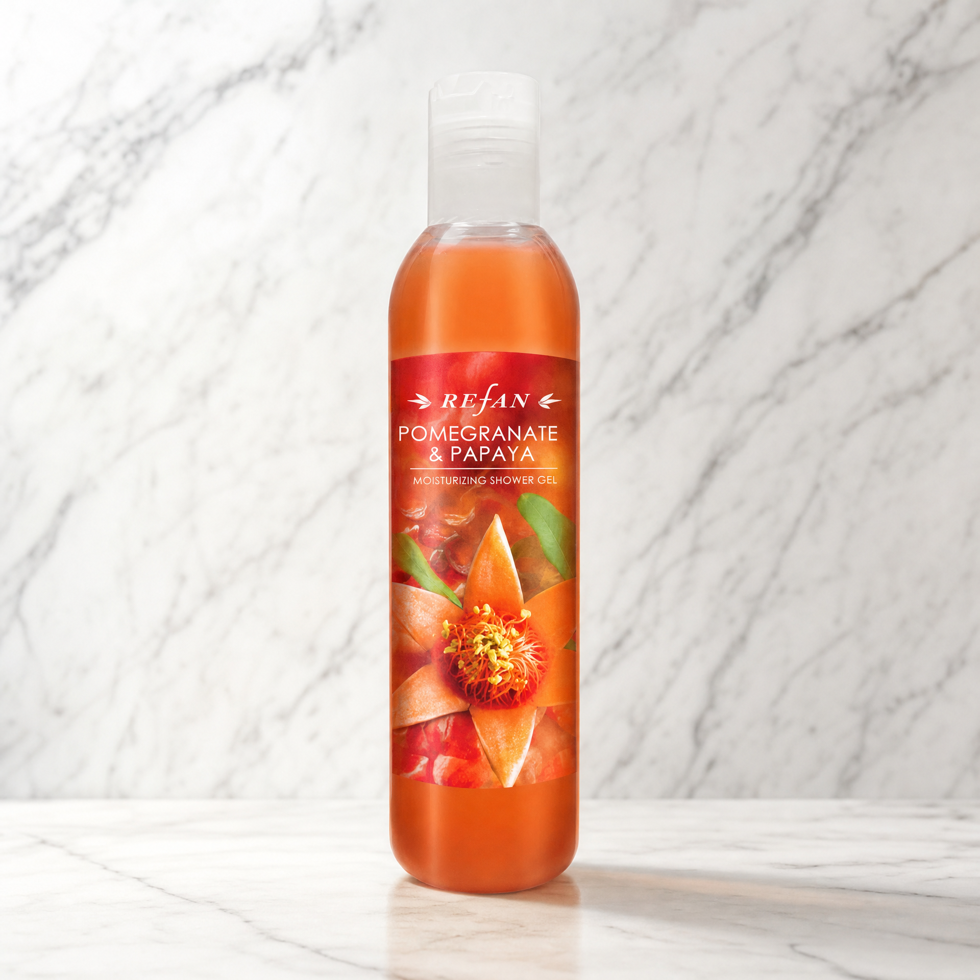 Refan Pomegranate & Papaya Ενυδατικό Αφρόλουτρο 250ml