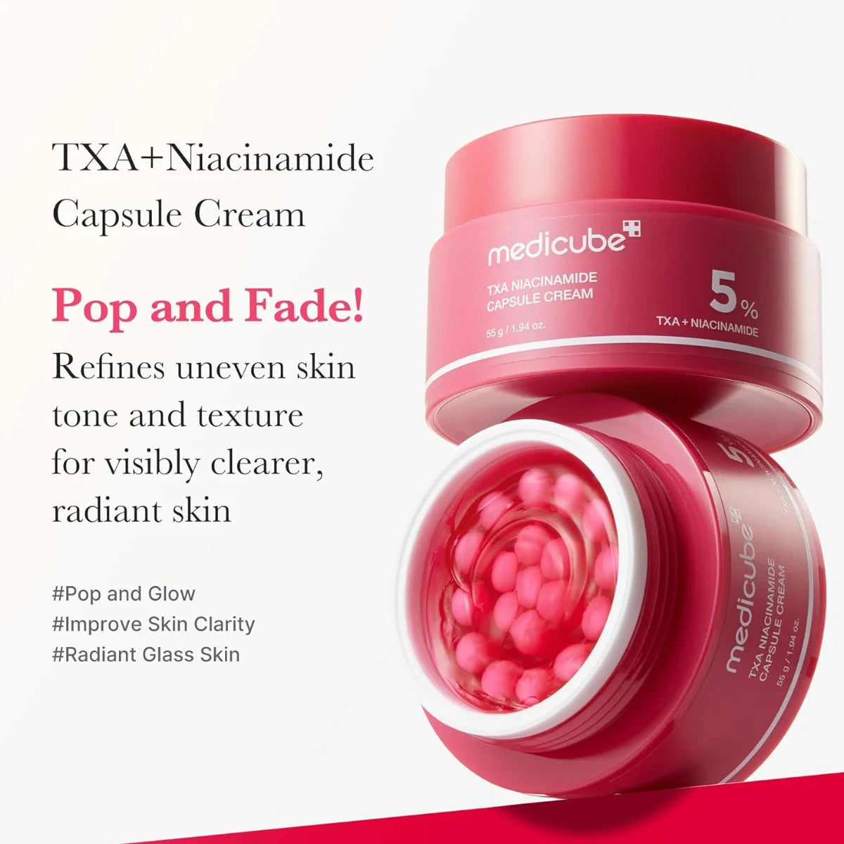 Medicube TXA Niacinamide Capsule Cream 55g | Κρέμα Λάμψης Προσώπου