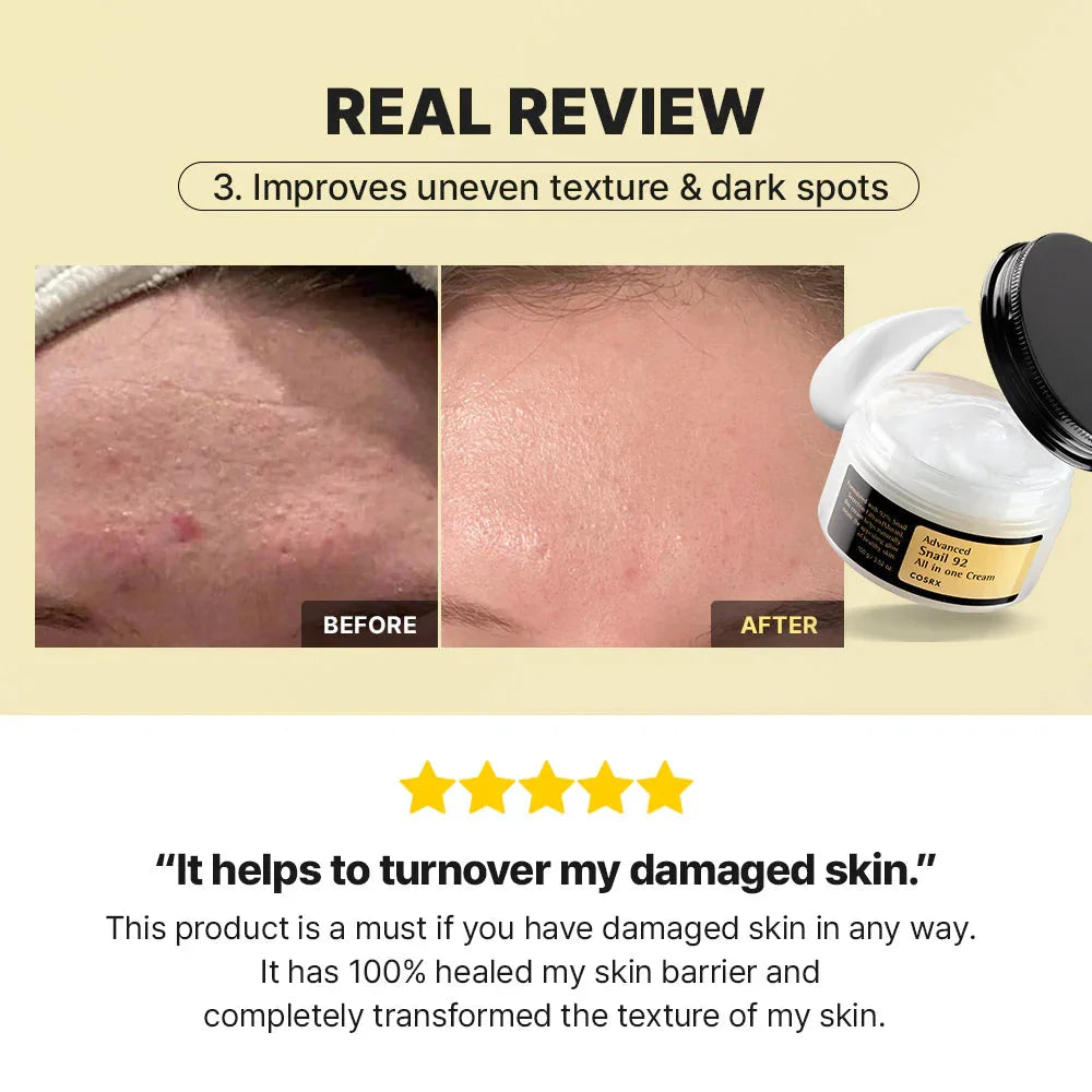 COSRX Advanced Snail 92 All In One Cream 100g | Κρέμα Σαλιγκαριού